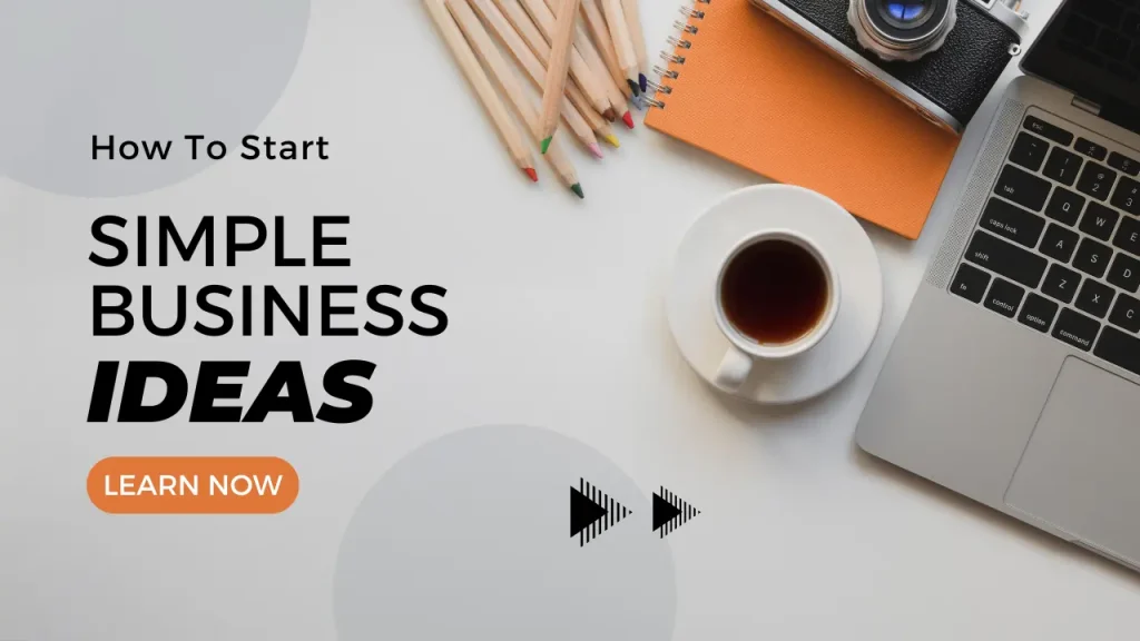 Creative workspace showing entrepreneurs planning small business ideas with laptops, notebooks, charts, and coffee cups on a modern office desk.