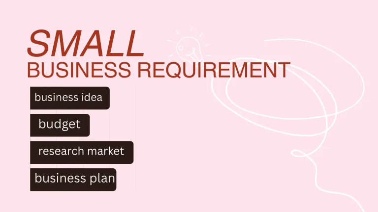 Business owner planning small business requirements with marketing, budgeting, and branding strategy