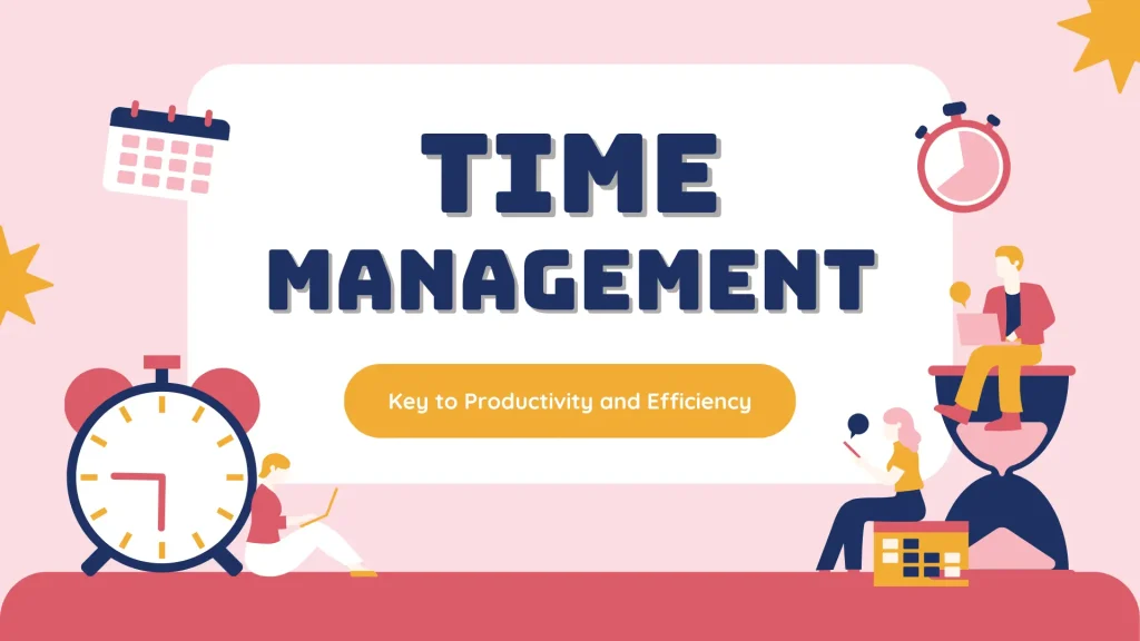 Entrepreneur managing time effectively with business planning, scheduling, and productivity tools