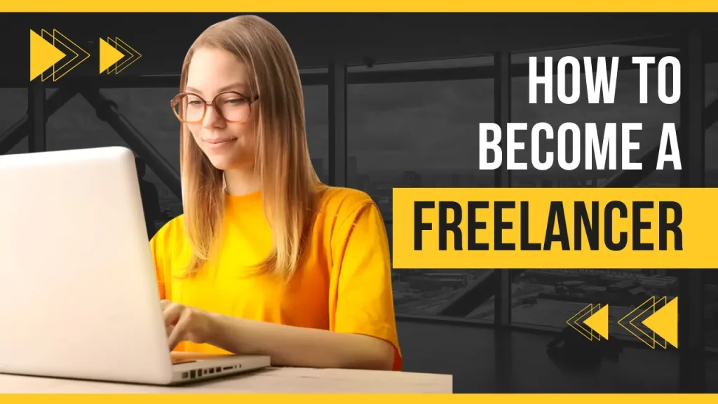 Freelancer working on a laptop with digital tools for online business and remote projects